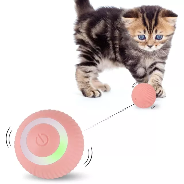 Mkitnvy Jouet pour Chat interactif Intelligent Balle Chat Automatique Interac...