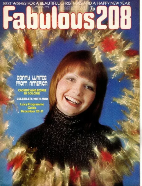 Fabulous 208 Magazine 29 December 1973    David Bowie    David Cassidy    Mud