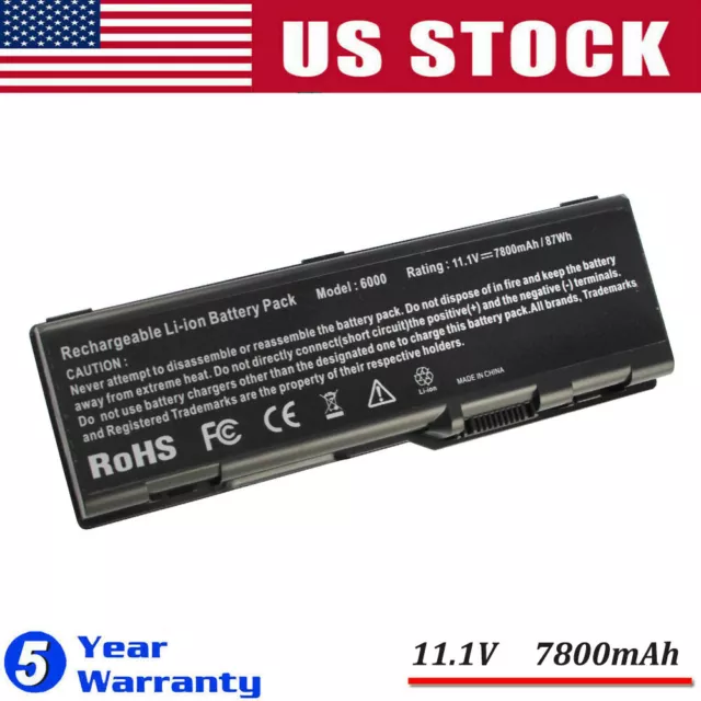 ✅9Cell Laptop Battery for Dell Inspiron 6000 9200 9300 E1705 XPS M170 M1710 M90
