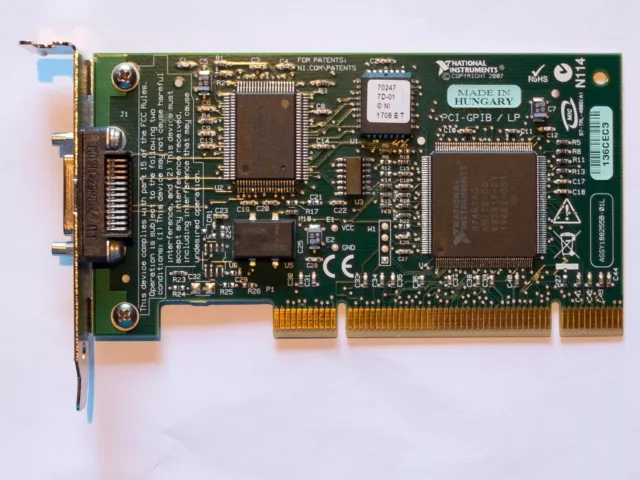 ... National Instruments PCI GPIB Low Profile Karte ieee488 mit Kabel 2m