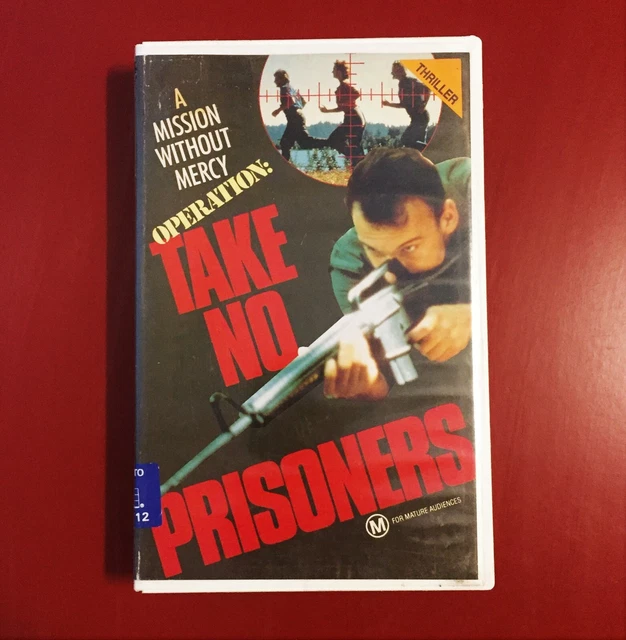 *OPERATION TAKE NO PRISONERS vhs VESTRON 80s low budget action RARE