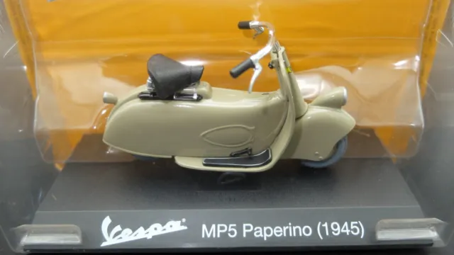 Model vespa MP5 Paperino Scale 1:18 vehicles For collection vintage Bike