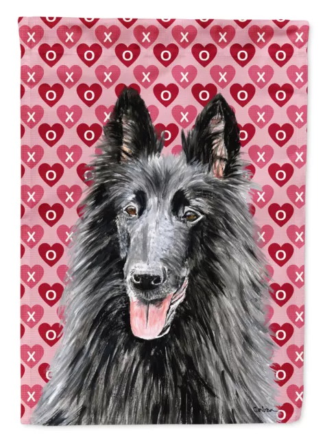 Belgian Sheepdog Hearts Love Valentine's Day Flag Garden Size SC9241GF