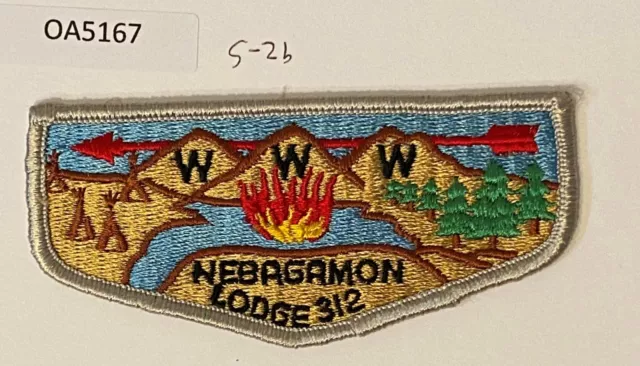 Boy Scout OA 312 Nebagamon Lodge Flap S2b