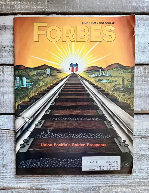 Forbes Mag Union Pacific's Golden Prospects June 1 1977