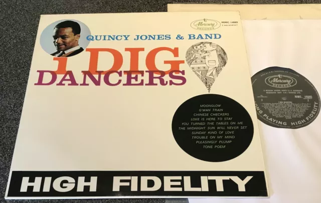 Quincy Jones Band-I Dig Dancers-Uk Mercury 1961 Mono Vinyl Lp-Phil Woods (Nm/Nm)