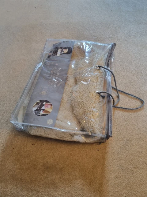 Mamas and Papas Baby Luxury Sheepskin Pushchair Liner. Pure New Wool