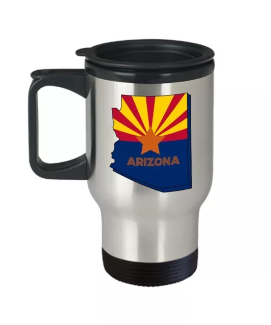 Arizona Travel Mug - Funny Tea Hot Cocoa Coffee Insulated Tumbler - Novelty...