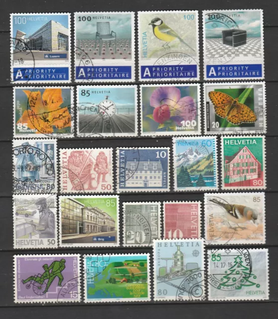 Suisse - Lot De Timbres Oblitérés De Suisse