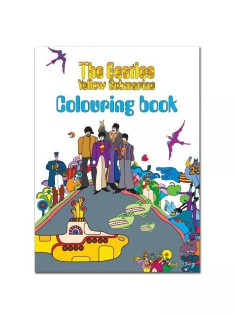 The Beatles yellow submarine colouring book