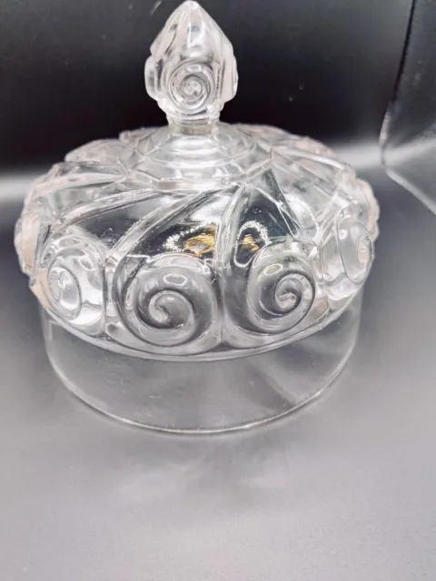 1891 EAPG George Duncan & Son “Snail” pattern "BUTTER DISH LID ONLY"