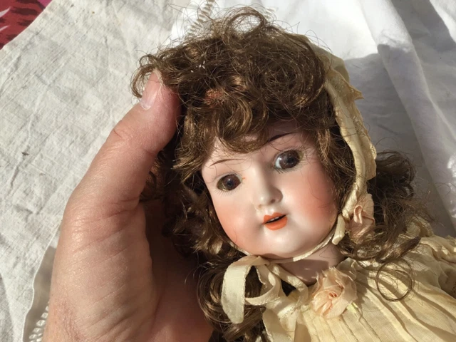 Poupée Mignonette Ancienne Schoenau & Hoffmeister 1909 - Tête Porcelaine 21cm