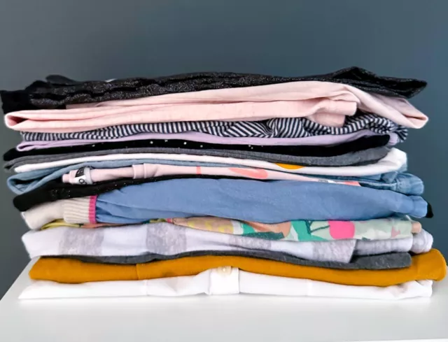 17 Piece Girls Clothes Clothing Bundle Tops Dress Jumper Jeans Age 8-9 years