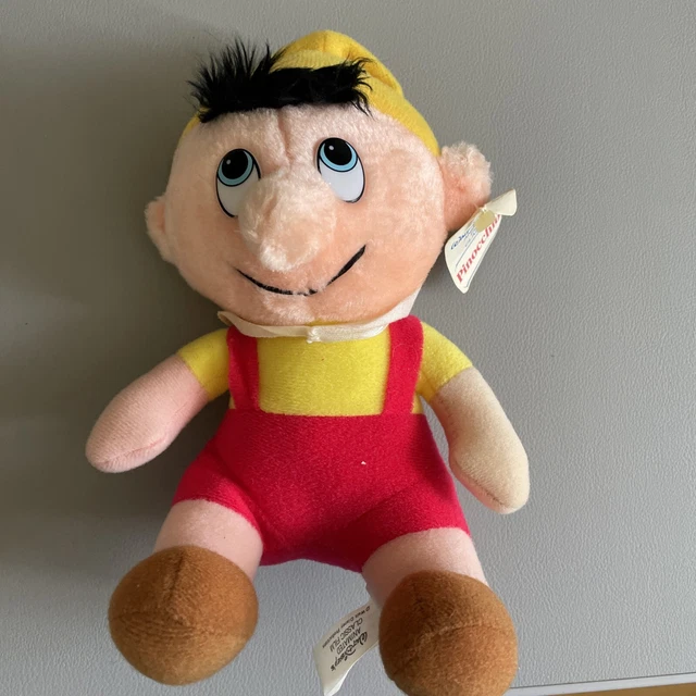 Disney 7" Pinocchio Plush Vintage Doll Walt Disneys Animated Film Classic