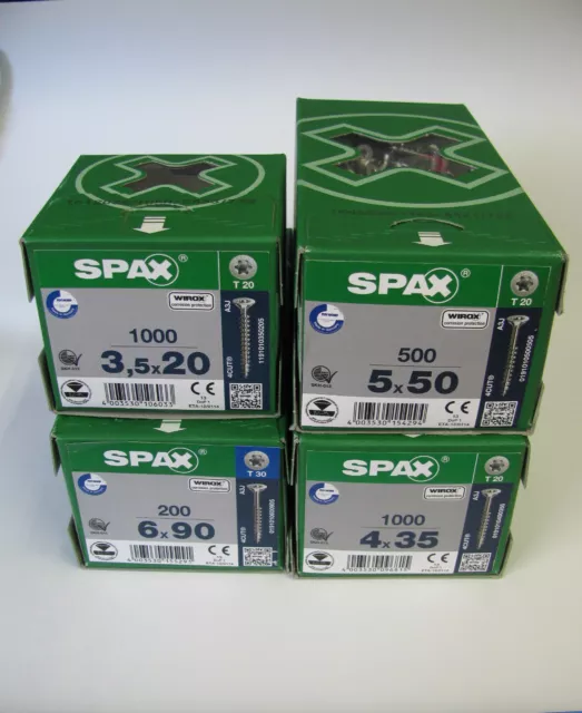 SPAX ®Wirox verz. Original ABC T-Star Plus Senkkopf, Torx Spanplattenschrauben