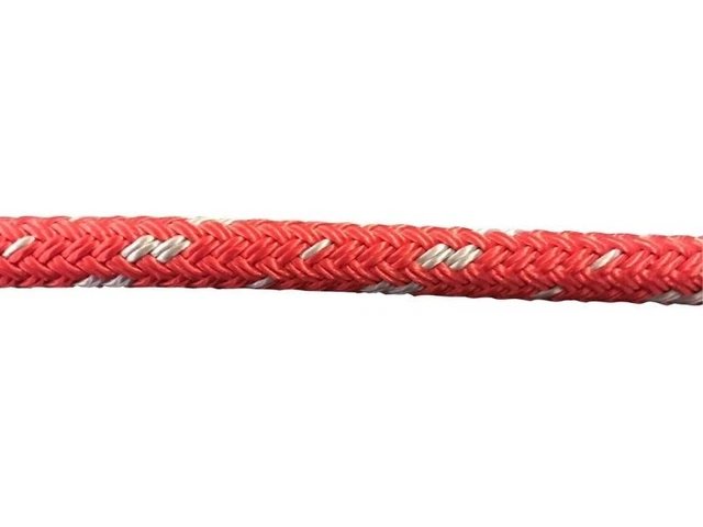 Coil 328 1/12ft Double Braided POLIESTERE112 High Tenacity Ø0 9/16in Red