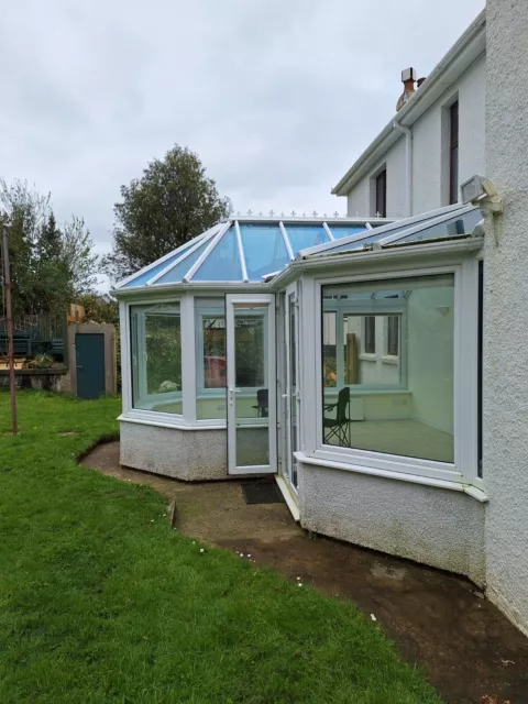 White uPVC  Conservatory - USED