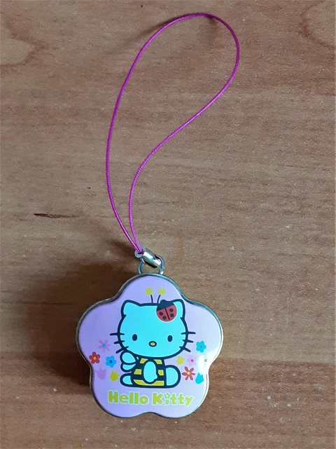 Hello Kitty Vintage Sorpresina Ciondolo Cellulare Scatolina Metallo Collezione