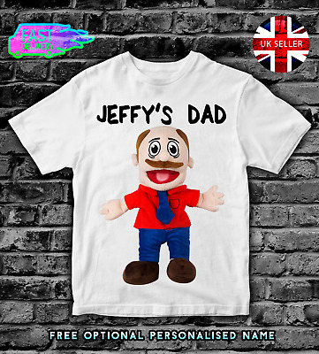 Jeffy cosa fare YouTube papà Kids T-shirt girocollo Ragazzi Ragazze T SHIRT TSHIRT #13