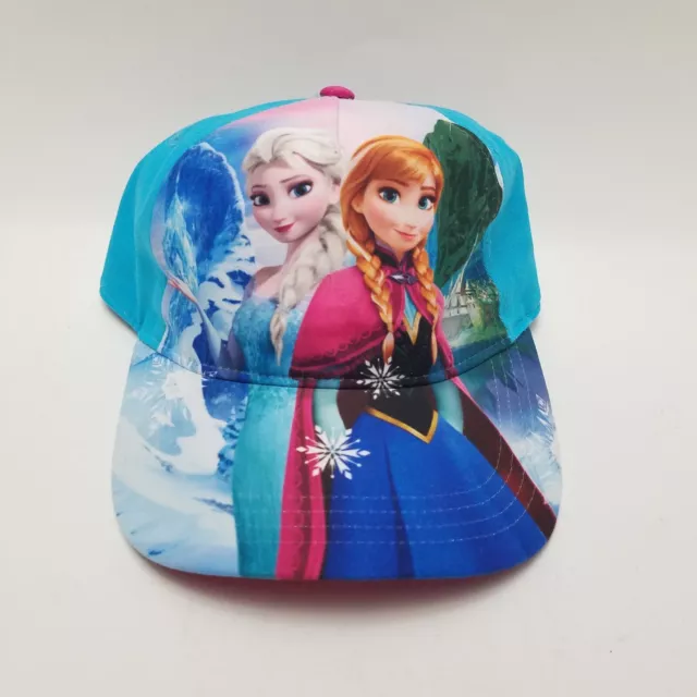 Disney Frozen Anna and Elsa Baseball Cap Hat Multicolored NWOT