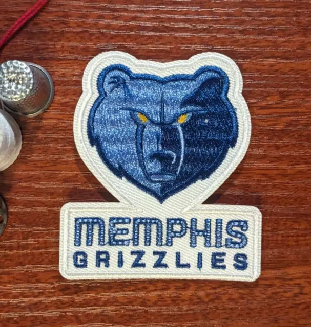 Memphis Grizzlies Patch NBA Basketball Embroidered Iron On 3x2.75"