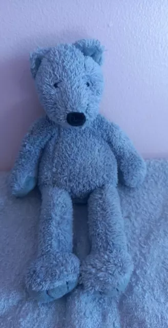 Jellycat Blue Green Teddy Bear Soft Toy Plush seeks new home