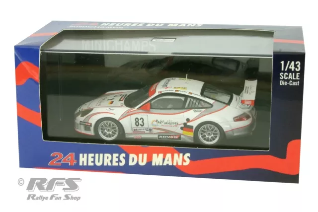 Porsche 911 GT3 RSR 24h Le Mans 2006 Seikel Nielsen Farnbacher 1:43 Minichamps