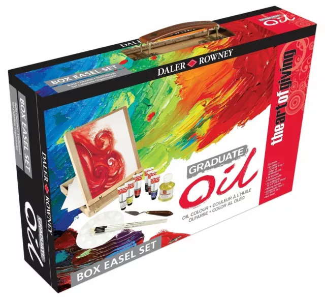 Daler Rowney Graduate Oil Painting Box Easel Set