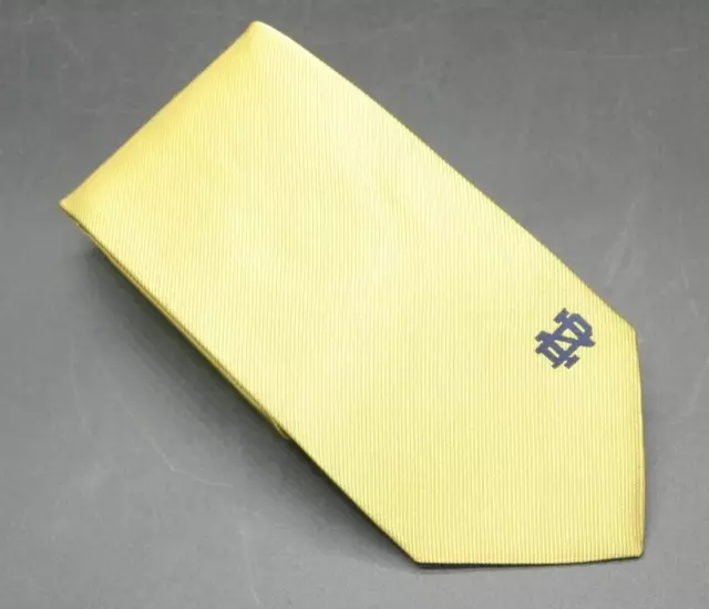 Brooks Brothers Collegiate Collection NOTRE DAME FIGHTING IRISH Logo Tie USA NWO
