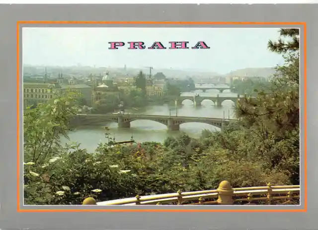 AK Prag - Brücken 1980