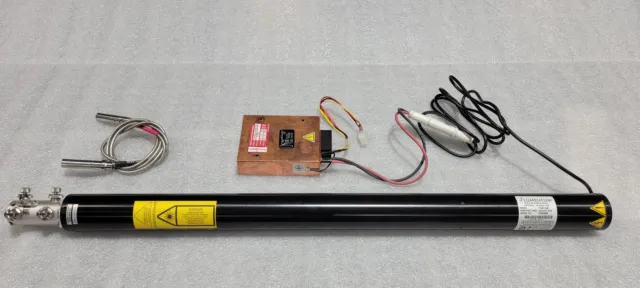 Lumentum/JDSU 1144p HeNe Laser 633nm w/ Power Supply and kineMATIX Fiber Cable