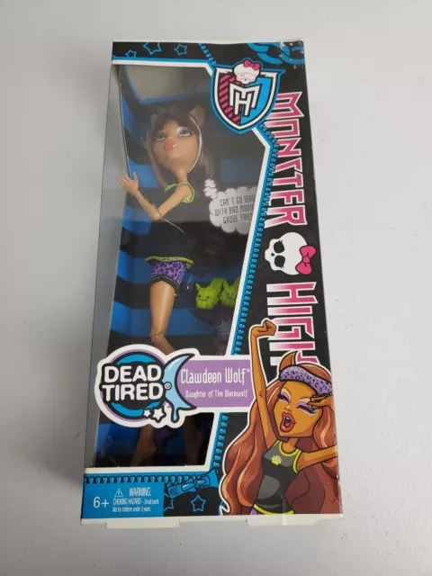 Muñeca Mattel Monster High Dead Tired Clawdeen Wolf Hija de Hombre Lobo Nueva