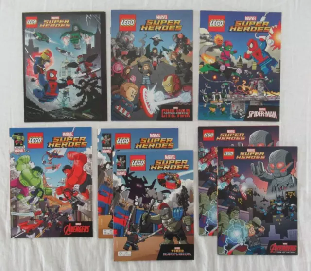 Lego Marvel Super Heroes Mini-Comic Mixed Lot of 8 Marvel Comics 2014