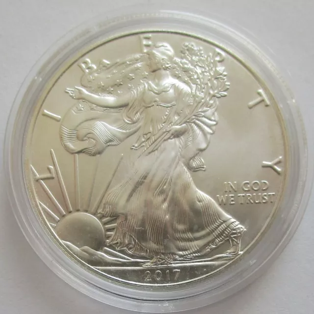 USA 1 Dollar 2017 American Silver Eagle 1 Oz Silber