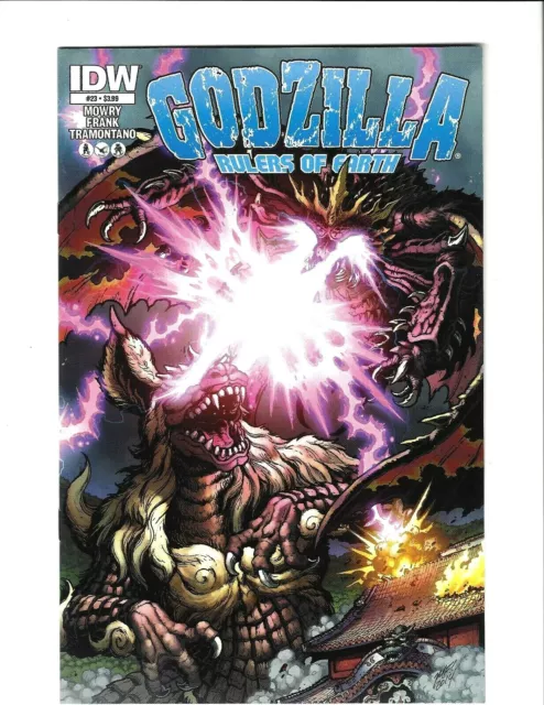 Godzilla Rulers Of Earth #23 April 2015, Idw. Cover By Matt Frank 10.0 Gem Mint