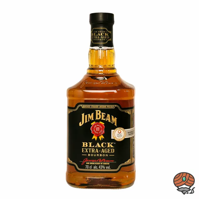 Jim Beam Black Extra-Aged Kentucky Straight Bourbon Whiskey, 43 Vol.-% - 0,7 l