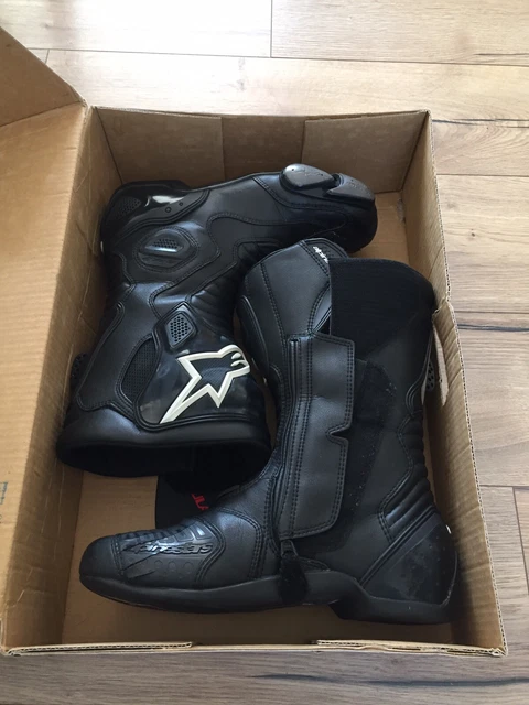 ALPINESTARS BOTTES SPORT Cuir Smx 5 Moto Racing EUR 40 00