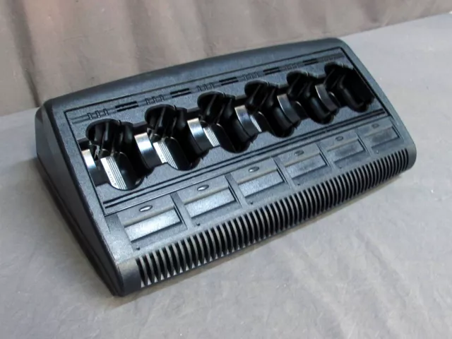 Nuovo Motorola Impres WPLN4121BR 6-Unit Banca Caricabatterie XTS Jedi