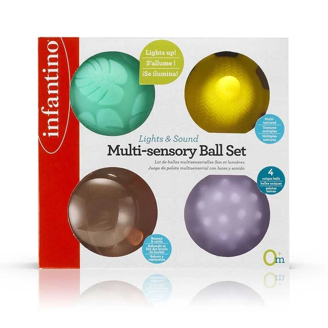 INFANTINO Lights & sound multi sensory ball set