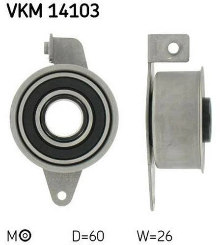 SKF Galet tendeur de courroie de distribution Poulie-tendeur VKM 14103 60mm 26mm