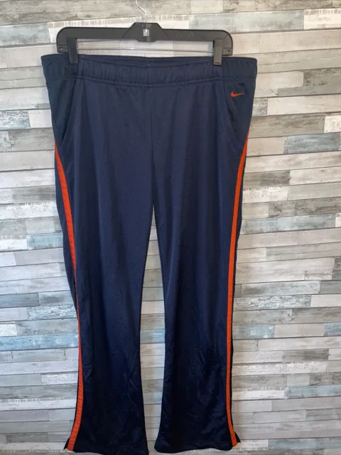 nike athletic pants Blue And Orange girls size 16/18