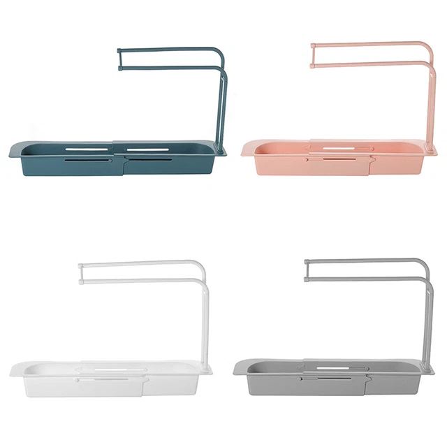 Estante de secado de plástico cocina fregadero elástico cesta de drenaje verduras higiénicas estante