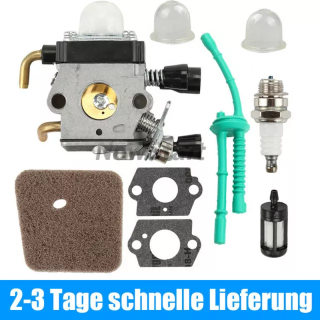 Vergaser Kit Für Stihl Vergaser Set Fs38 Fs45 Fs46 Fs55 Fs74 Fs75 Fs80 Fs85 Hs74