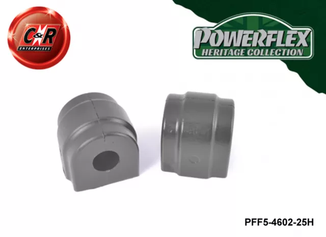 Powerflex Heritage Fr ARB Bushes 25 for 5 Series 96-04 520-530 Est PFF5-4602-25H