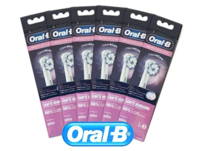 3,6,8,9,10,12... Oral B Aufsteckbürsten  SENSITIVE Oralb