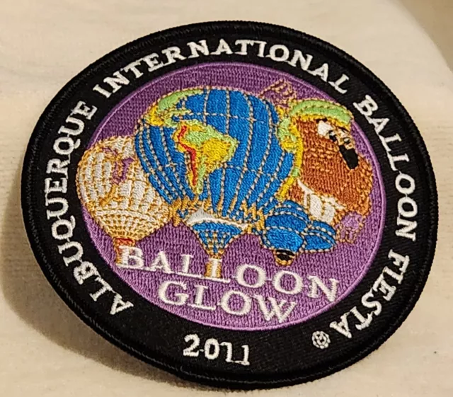 2011 Balloon Glow Albuquerque International Balloon Fiesta Balloon Patch Unused