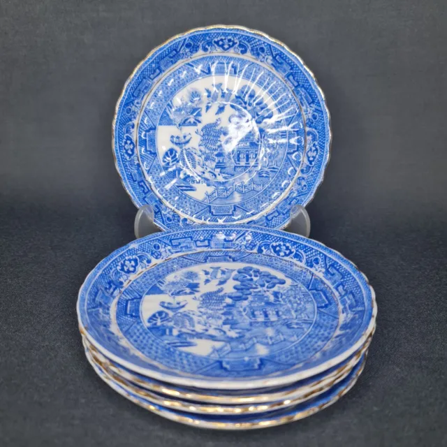 5 x Royal Stafford Saucer's 'Blue Willow'