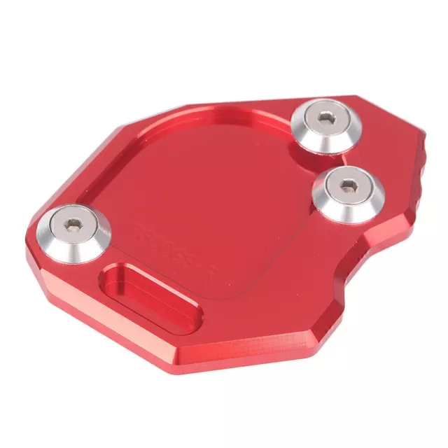 Motorcycle Kickstand Side Stand Pad Plate For BMW F800GS 08-15 Red GZ