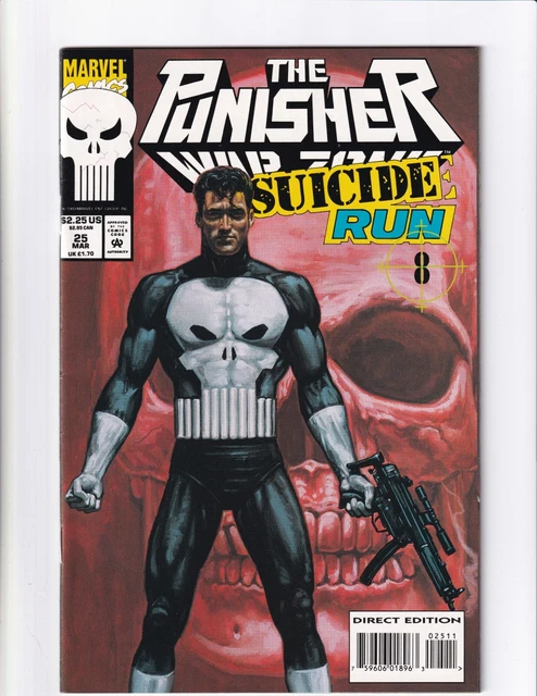 THE PUNISHER WAR ZONE #25 1994 MARVEL COMIC BOOK Bag/Boarded