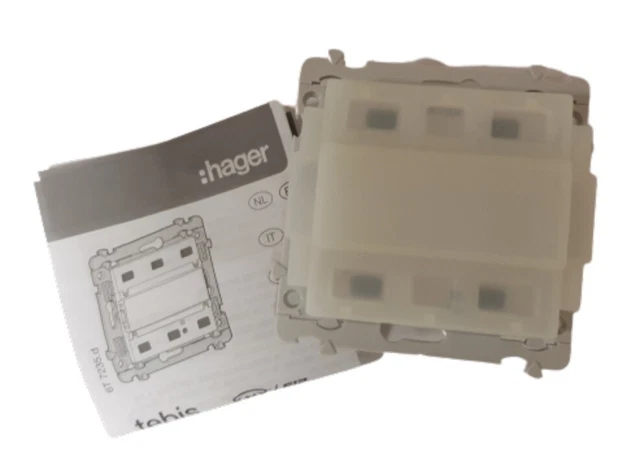 Poussoir Témoin Hager Kallysta WK023 (sans Lampe) - Occasion - Prix à L'unité Aléatoire